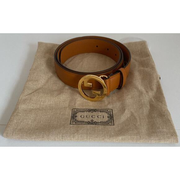 Gucci Blondie 30mm Belt in Tan Leather - Incl. Dustbag - Picture 2 of 8